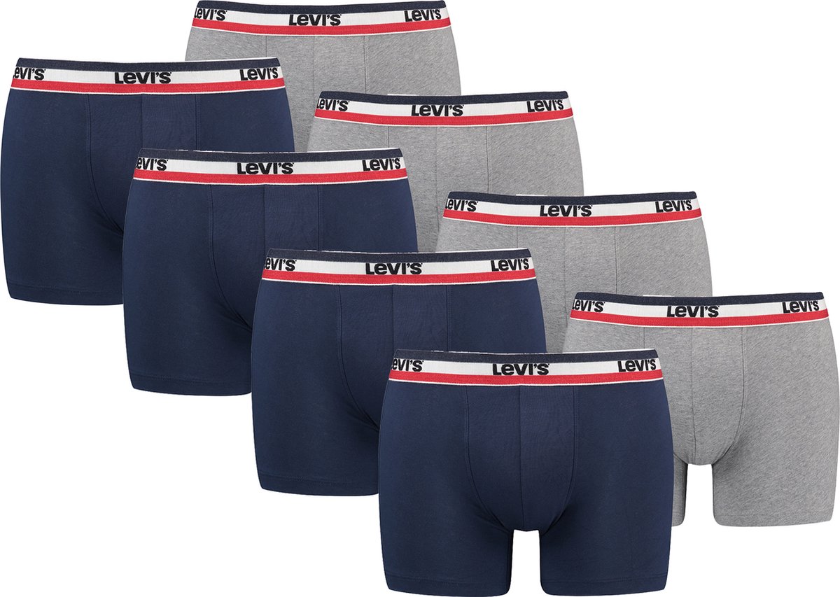 BOXERS 8-pack Levi's Sportswear Logo herenboxershorts, ondergoed gemaakt van biologisch katoen