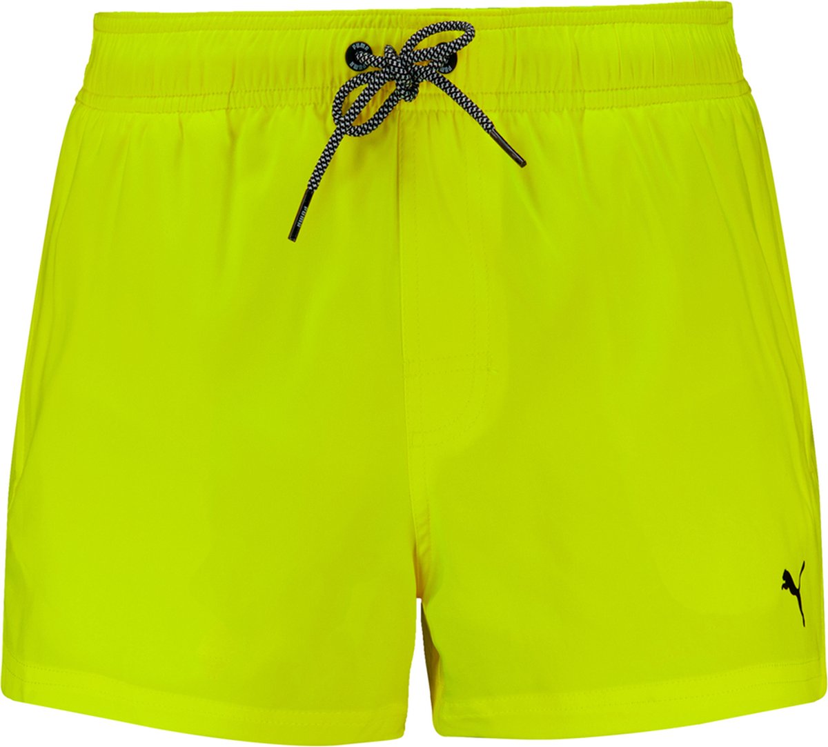 PUMA zwembroek voor heren zwemshort met logo korte zwemshort Electric Lime