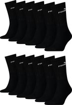 12 PACK Puma Unisex Crew Tennissokken Sportsokken Sokken voor heren en dames