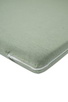 Meyco Baby Uni campingbed matrashoes - stone green - 60x120cm
