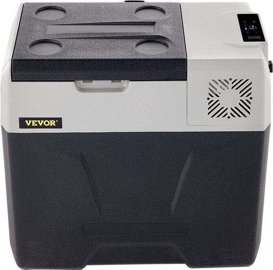 VEVOR Auto Koelkast Compressor, 50L 220V Auto Koelkast Mini, 22,4 x 14,5 x 21,2 inch Mini Koelkast, met Efficiënte Koeling, Scherm met Digitale Bedieningspaneel, Ideaal voor Gebruik Binnen en Buiten van Merkloos — afbeelding 2