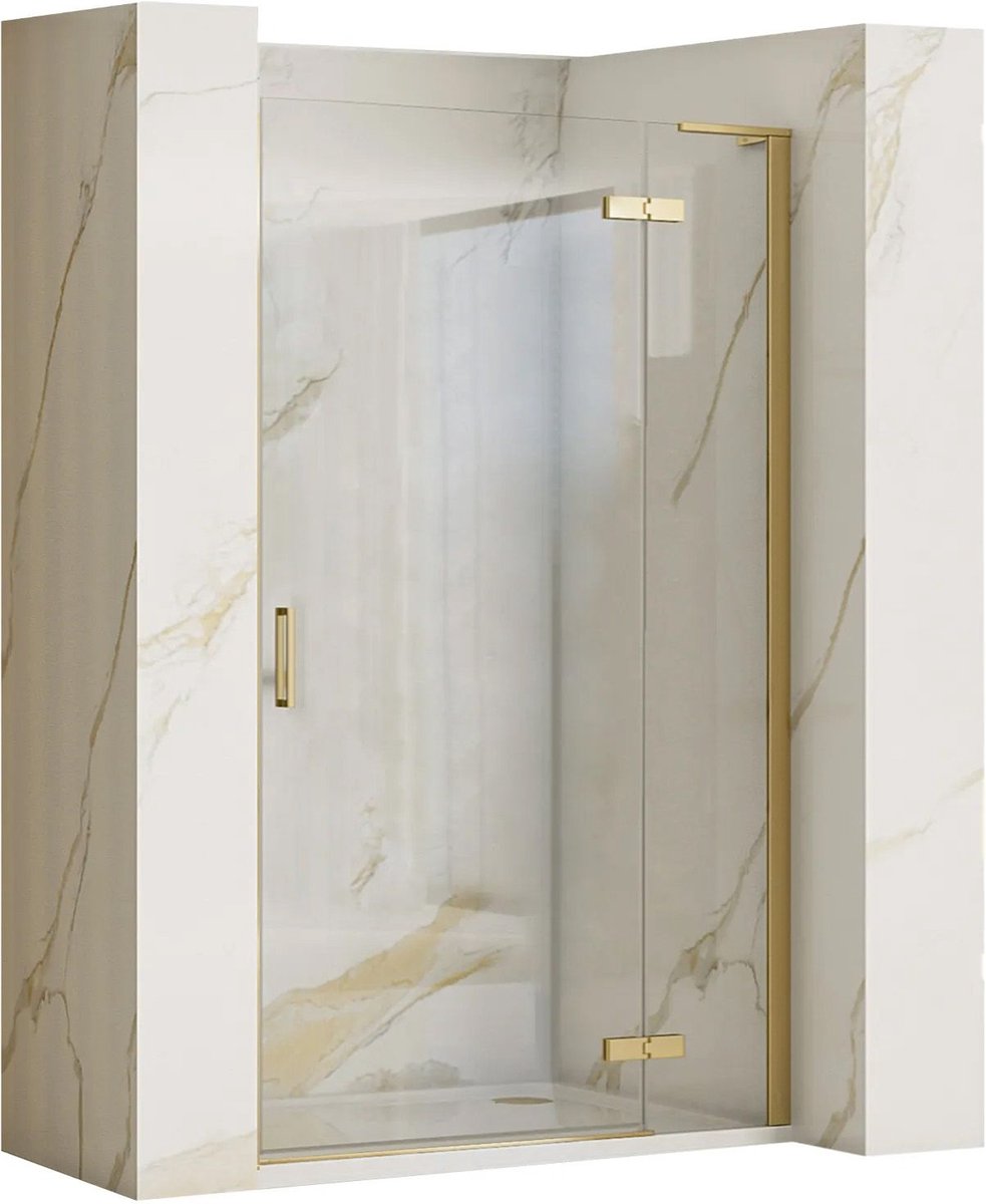 Rea Hugo Brush Gold 80 - Douchedeur - 80 cm - Geborsteld Goud