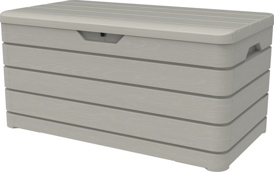 Cambridge kussenbox - aluminium - 155x97xH82,5 cm - carbon black | Leen
