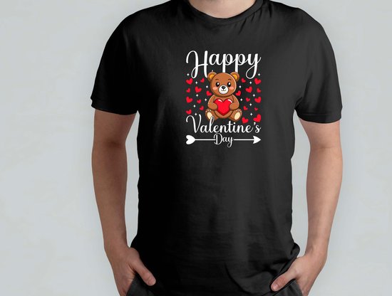 Happy Saint-Valentin - T-shirt - ValentineVibes - Funny - CupidLove - RomanticDay - ValentineVibes - CupidoLove - RomanticDay
