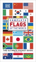 Boek met de titel 'Complete Flags of the World', met 20 nationale vlaggen.