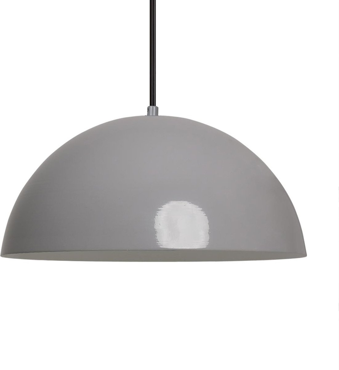 Bamyum Hanglamp Vintage E27 26cm Grijs Metalen Lamp