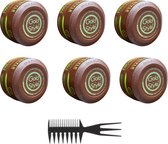 Gold Style Haar wax Matt - Haar Wax Mannen 6 Stuks - Haar Styling Wax