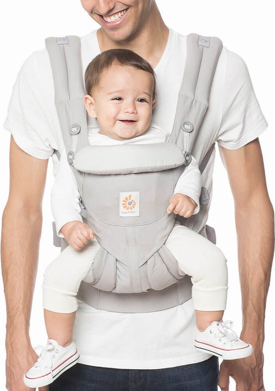 Ergobaby Carrier, Omni 360 All Carry Positions Baby Carrier, Pearl Grey