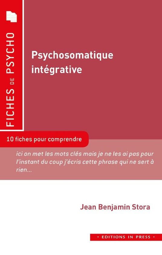 Fiches de Psycho - Psychosomatique intégrative : une nouvel ... - cover