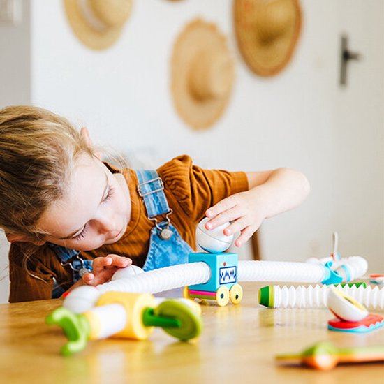 SmartMax Roboflex Plus - Magnetische Robots Bouwen - 20-Delige Bouwset met Flexibele Staven - Educatief Speelgoed voor Kleuters - Vanaf 3 Jaar