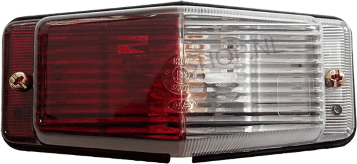 Dubbel brander Rood/Wit