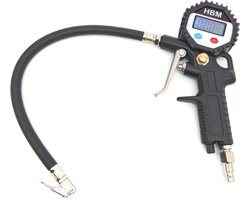 HBM digitale Bandenpomp - Bandenvulpomp - met LCD Display 0,2 – 13,8 Bar