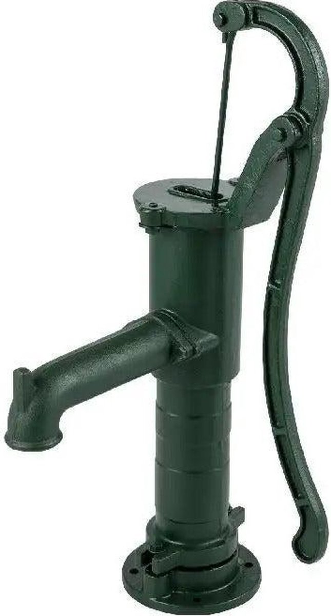 Vevor - Waterpomp - Antieke handwaterpomp - Kruikpomp - Voor buitenvijvers, tuinvijvers, boerderijputten - Vintage stijl - Gietijzer - Groen