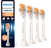 Philips Sonicare Premium All-in-One A3 – Opzetborstels voor Elektrische Tandenborstel – Wit – Verpakking van 4 - HX9094/87