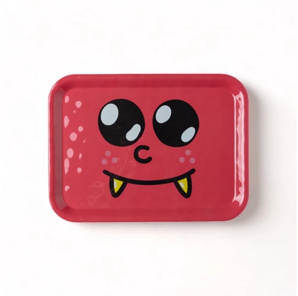 Seletti Monsters baby Gregorio plateau 43.4x31.9cm melamine rood