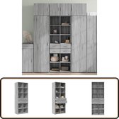 VASAGLE boekenplank met 5 planken, met metalen frame, eenvoudige montage, voor de