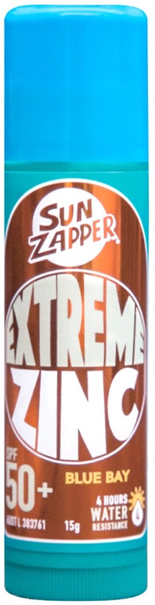 Sun Zapper Extreme BLUE Bay Zinc Stick SPF 50+ 15g