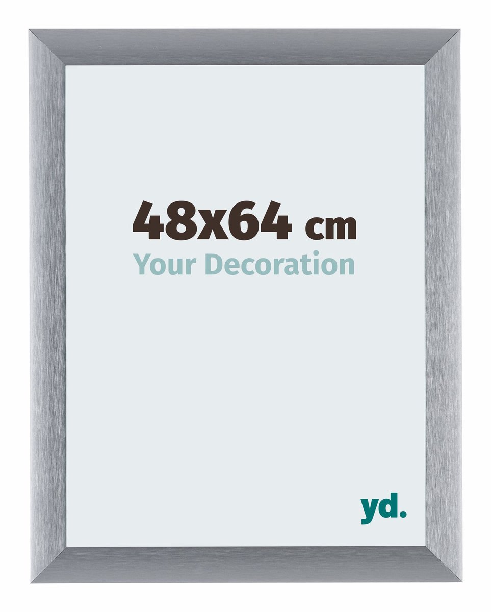 Your Decoration - Fotolijst 48x64 cm - Aluminium - Zilver Geborsteld - Tucson