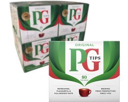 PG TIPS - Zwarte Thee - 12 X 80 PCS - Multipack