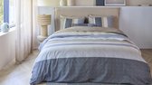 dekbedovertrek Beddinghouse Jorren - Double - 200x200/220 - Blauw Grijs