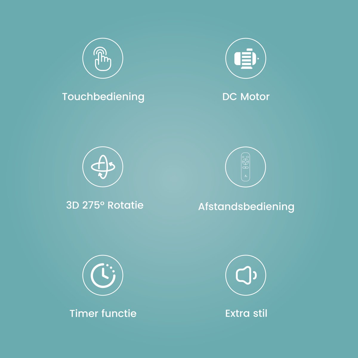 AirKing Statiefventilator - Extreem Stil en energiezuinige ventilator met 15 snelheden, DC Motor, Timer en Nachtmodus - In hoogte verstelbaar (60-105cm) - Horizontale + verticale oscillatie - Grijs — afbeelding 7