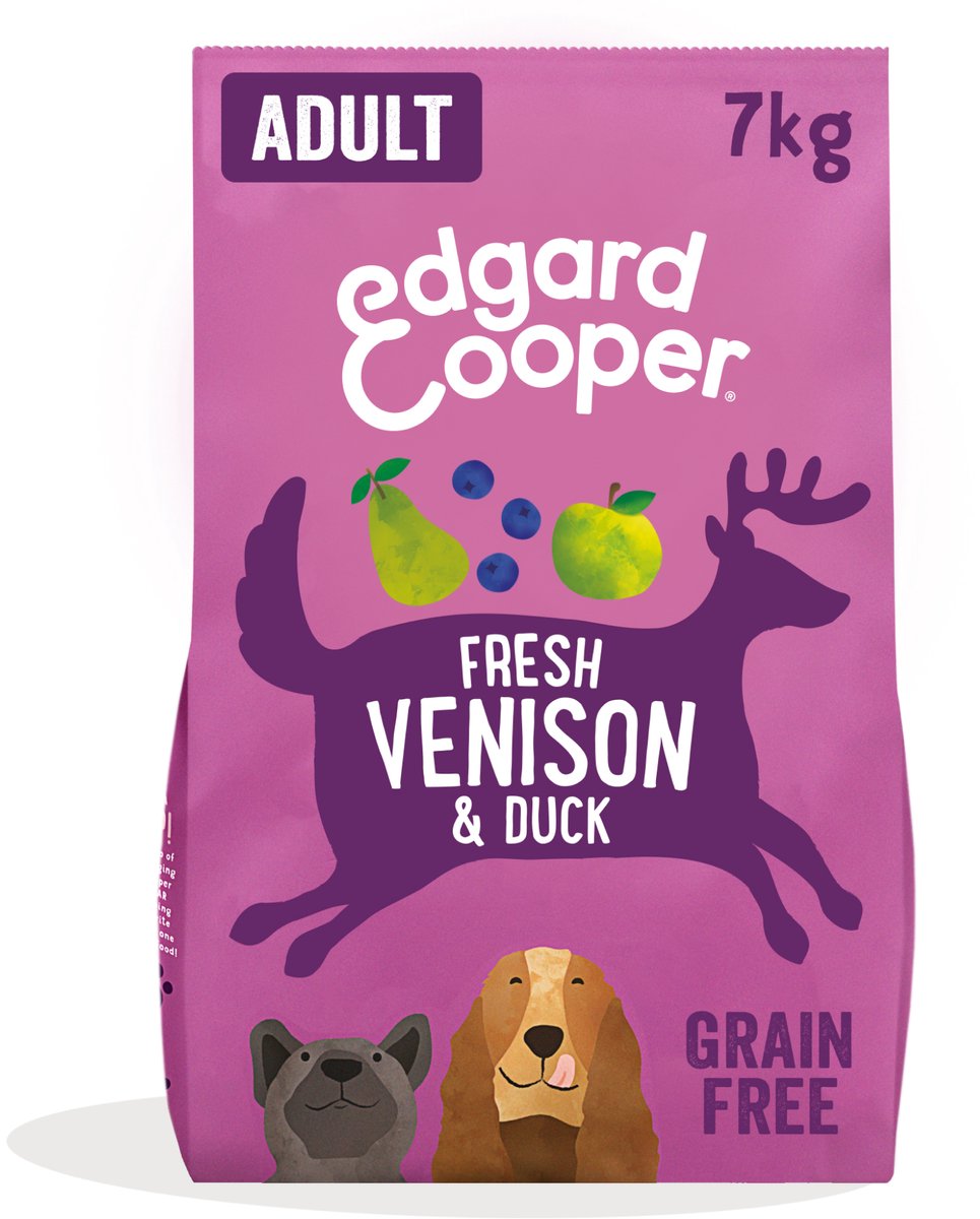 Edgard & Cooper Verse Hert & Scharreleend Adult - Hondenvoer - 7kg
