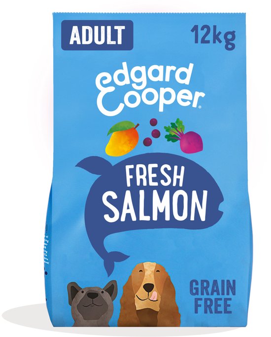 Edgard & Cooper Yummy Norwegian Salmon Adult Zalm&Rode Biet&Appel - Hondenvoer - 12 kg
