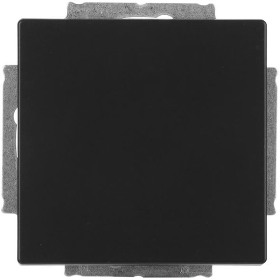 Busch Jaeger - zwarte kruis schakelaar - Future Linear - inbouwschakelaar kruis