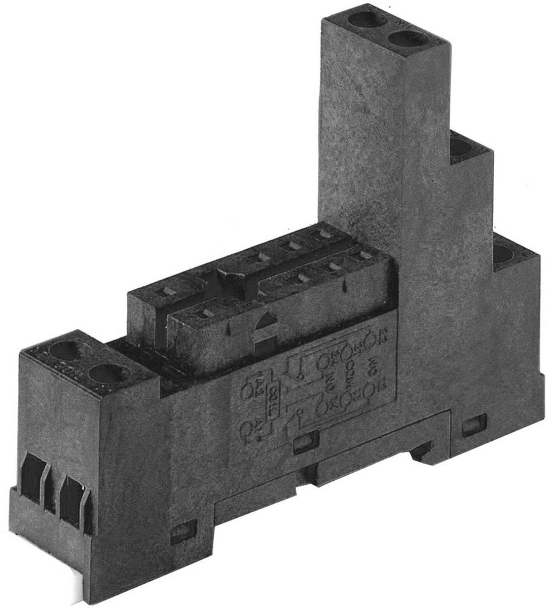 Finder 95.75.0 Relaissocket (l x b x h) 54 x 15.5 x 73.1 mm 1 stuk(s)