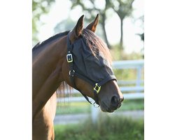 Horsegear Halster Vliegenmasker Combi Horsegear Zwart - PAARD