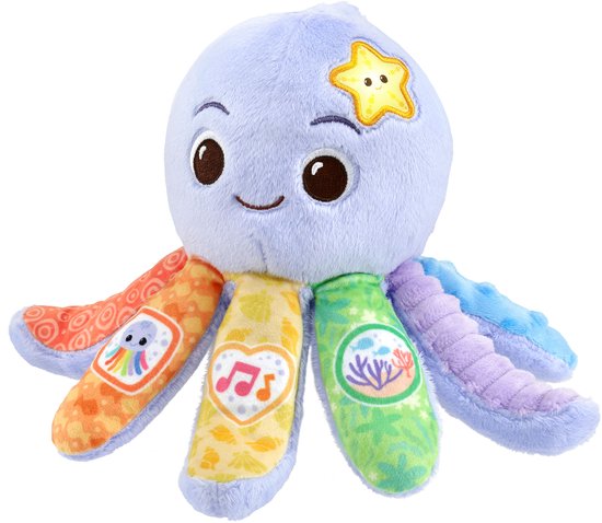 VTech Baby Knuffel & Speel Octopus - Interactieve Knuffel - Inclusief 15 Melodietjes en 3 Gezongen Liedjes - Vanaf 3 Maanden van Vtech — afbeelding 3