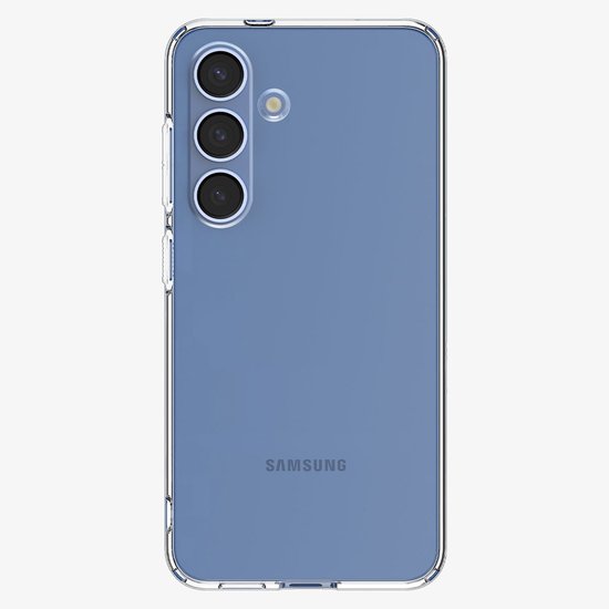 Coque Spigen adaptée à la coque Samsung Galaxy S25 en Siliconen - Coque arrière Spigen Liquid Crystal - Transparente
