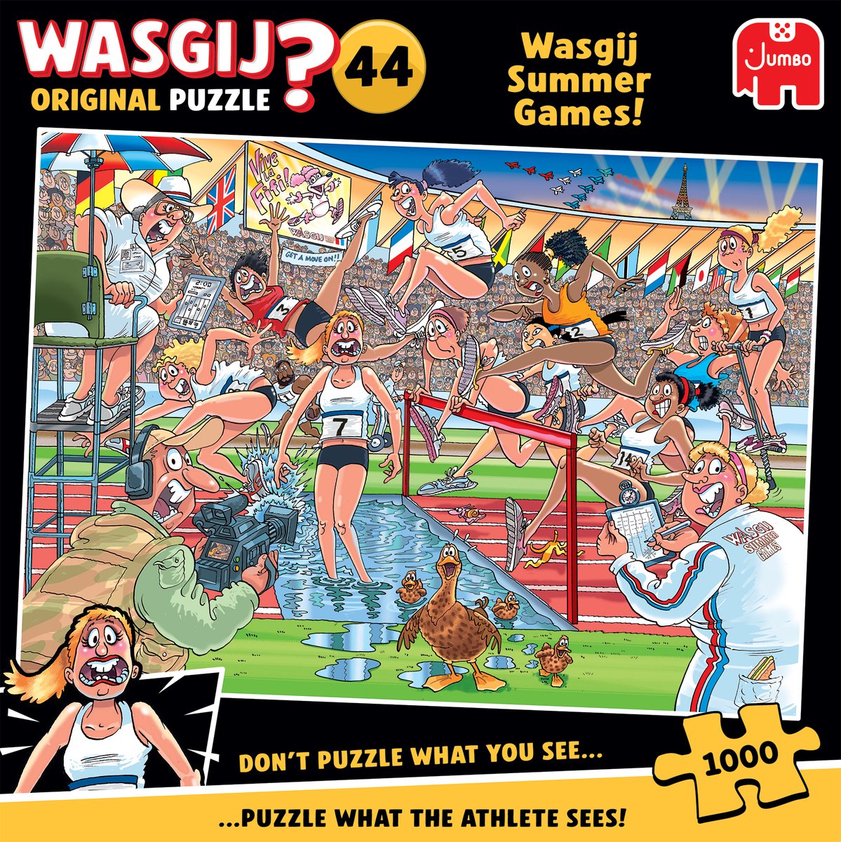 Wasgij Original 44 – Summer Games! -Puzzel - 1000 puzzelstukjes — afbeelding 3