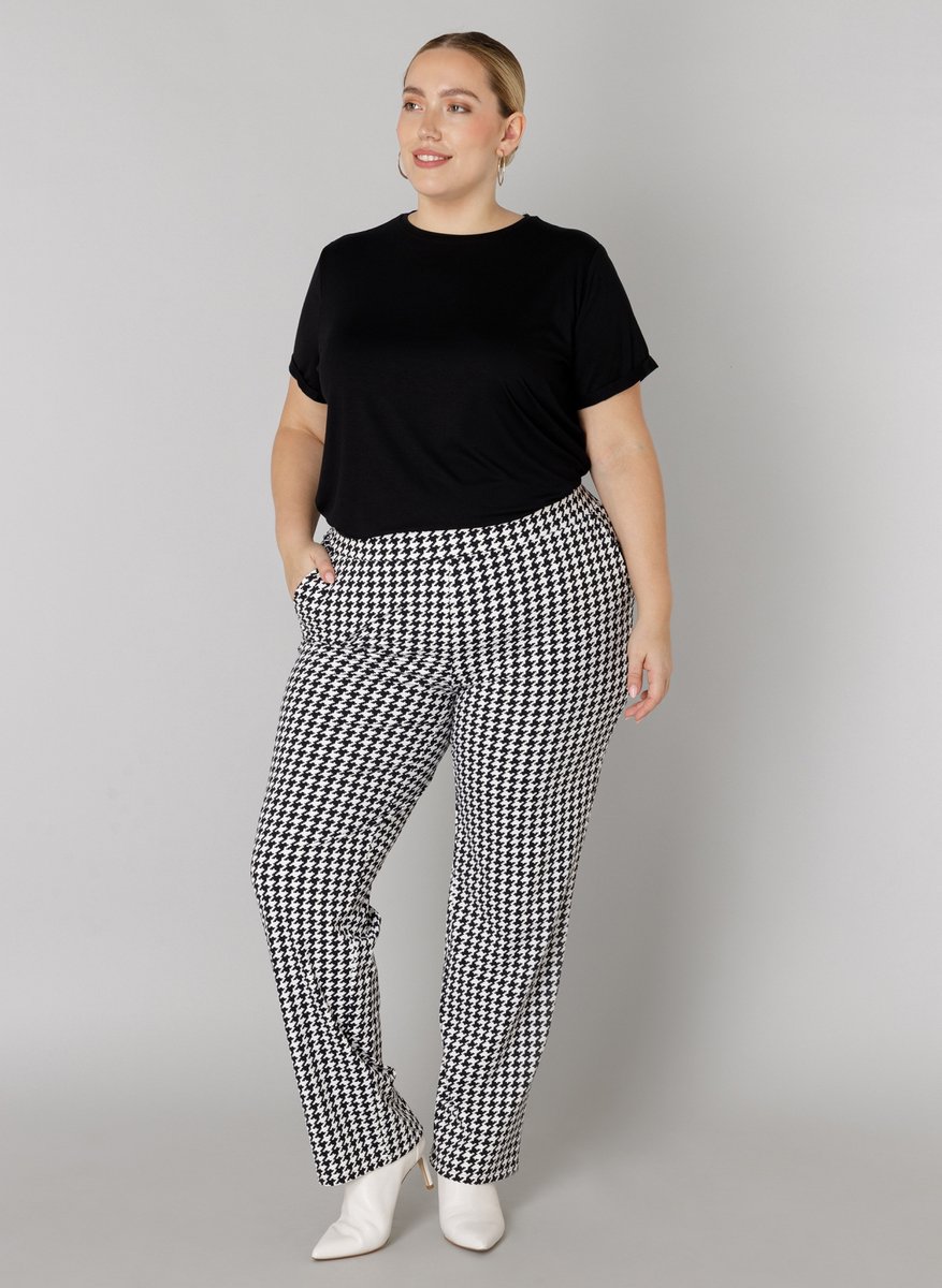COLLETTA - Bottoms - Black/White - maat 3(52)