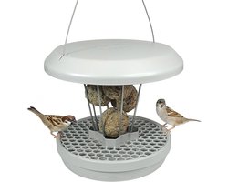 Candala Vogels voor mezenbolletjes. Voer vogels - geen knaagdieren! Robuust en betrouwbaar om op te hangen. Lichtgrijs
