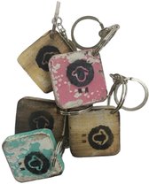 Vilten sleutelhanger schaap wit - 7x8cm kopen? Bestel Vilten
