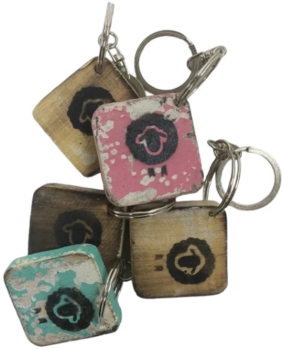 Sleutelhanger symbool Schaap voorkant