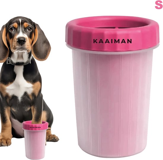 Honden- en kattenpoot-reinigingsbeker, schrobvrije automatische voetreiniger, siliconen voetreiniger met binnenborstels, geschikt voor kleine en middelgrote honden Honden- en kattenpoot-reinigingsbeker, schrobvrije automatische voetreiniger, siliconen voetreiniger met binnenborstels, geschikt voor kleine en middelgrote honden