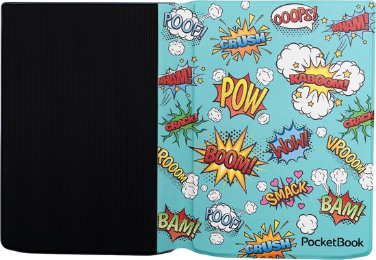 PocketBook - Flip Cover - Beschermhoes - InkPad 4 - Color 3 - Color 2 - Comic Print van Merkloos — afbeelding 5