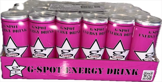 G Spot Energy Drink - energiedrank met verhoogd cafeïnegehalte