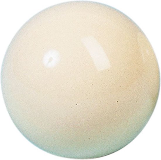 Witte poolbal 57,2 mm voor wedstrijd biljart