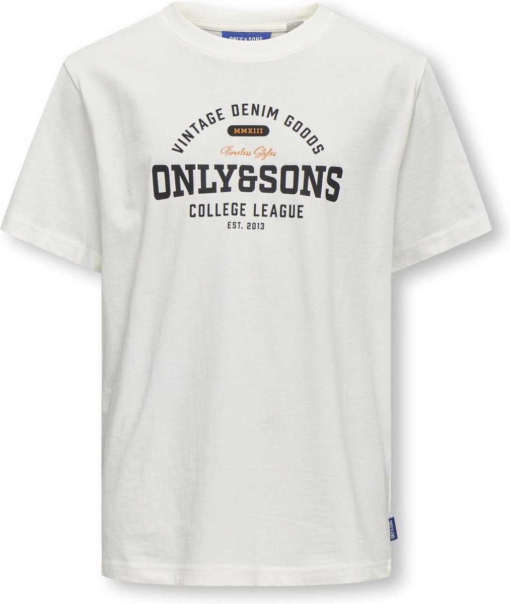 ONLY&SONS - OSJLENNY LIFE REG VINTAGE TEE JRS NOOS - Jongens - T-shirts