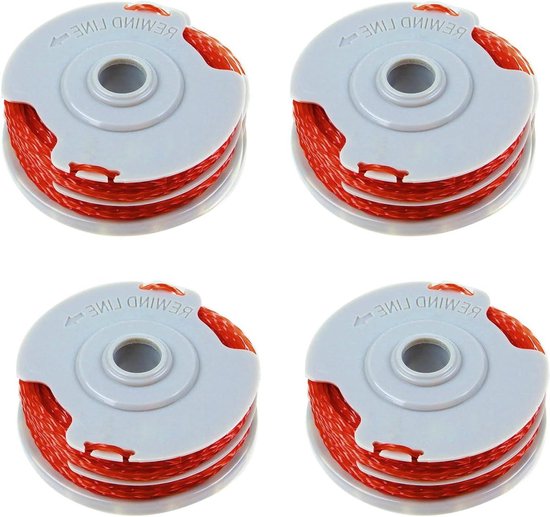 Foto: Content voor flymo fly021 gras trimmer spoelen 15mm dubbele autofeed spoel en lijn vervanging contour mini trim multi trim power trim revolution 4stuks 