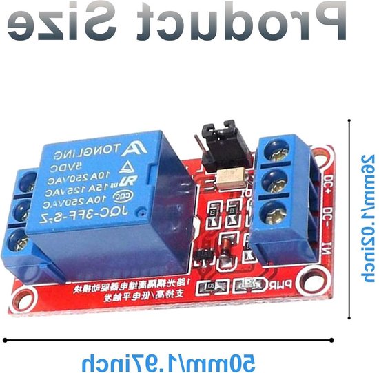 GTIWUNG 4x 2-Channel 5V Relay Module, 2