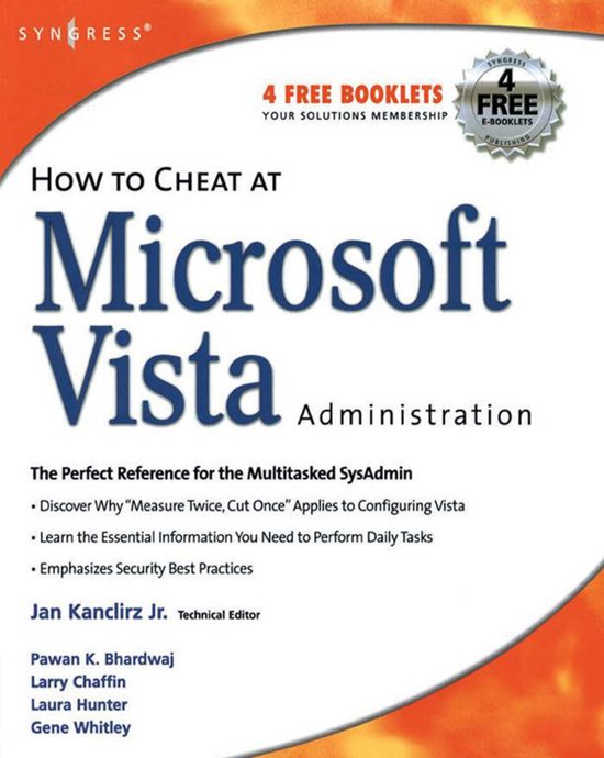 How to Cheat at Microsoft Vista Administration - cover