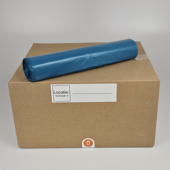 Sacs poubelles bleus | 200 sacs | 120 litres | LDPE recyclé | 70x110 cm - ( Sacs poubelles bleus 120 litres, Sacs poubelles 120 litres Extra robustes, Sacs conteneurs, Sacs poubelles bleus Extra épais, Sacs poubelles bleus 70x110)