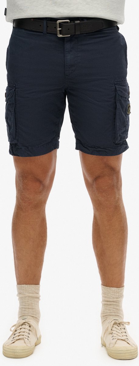 Superdry PARACHUTE LIGHT SHORT Heren Broek Blauw