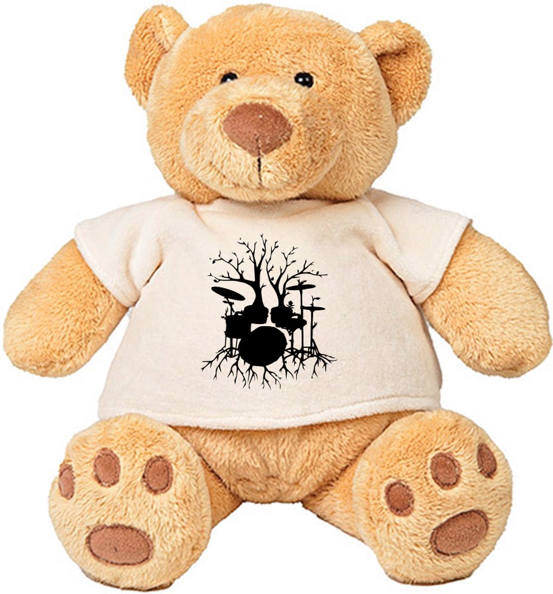 Teddy Beer Drumboom - muziekinstrument - drumstel - drums - drummen - geluid - muziek - knuffel
