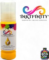 Inktfinity (Y) Yellow - EcoTank | Premium Dye Sublimatie inkt | 70 ml | Geschikt voor alle Ecotank Epson Printers! (Alleen geschikt voor hittepers!)