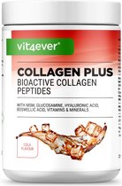 Bol.com Vit4ever - Collageen Plus - 500 g poeder met MSM glucosamine HCL hyaluronzuur wierookextract - 100% bioactieve collageen... aanbieding